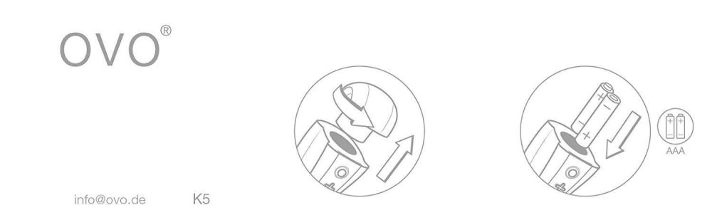 1444 OVO K5 Vibrador Rabbit Violet 4 1444 OVO K5 Vibrador Rabbit Violet 4