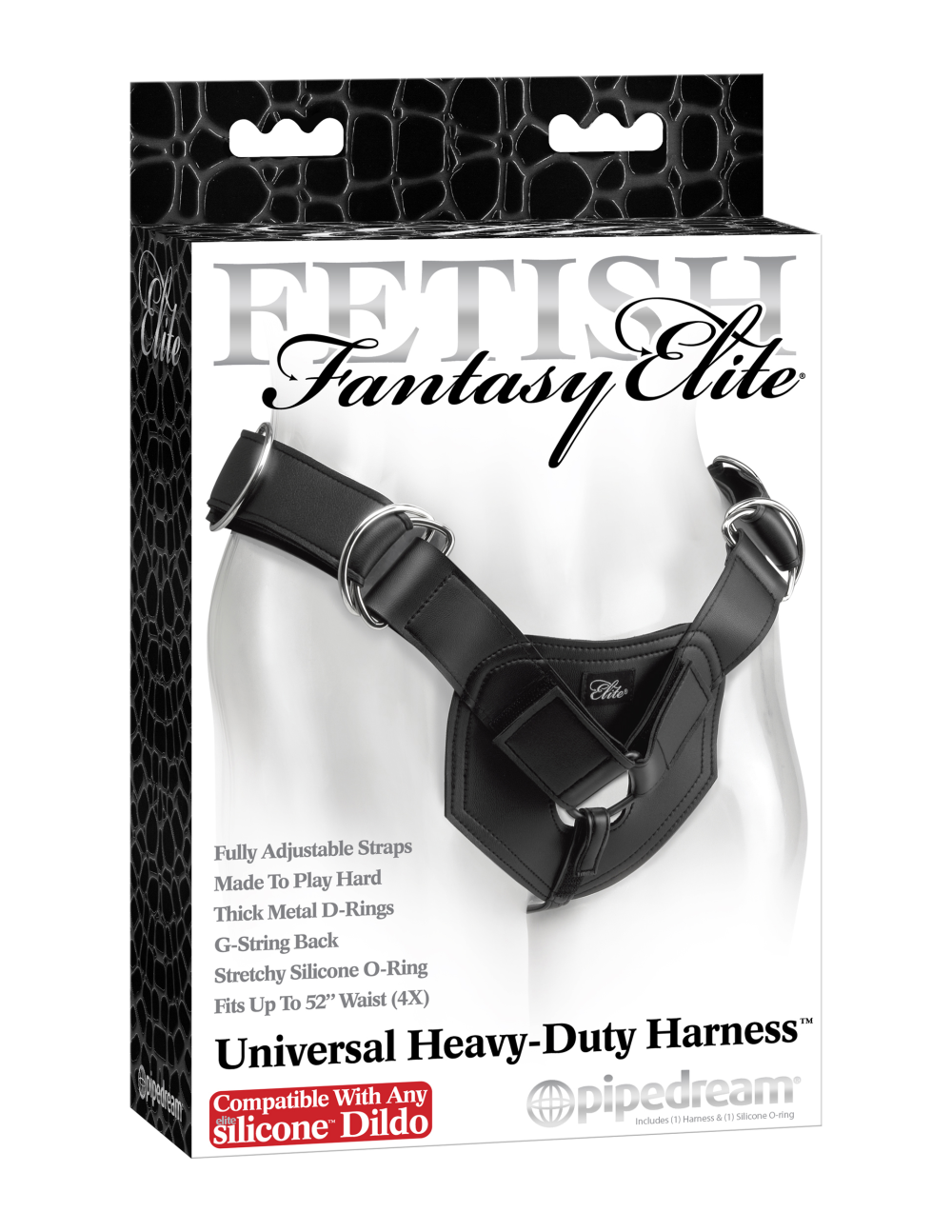 9009 Fetish Fantasy Elite Universal Heavy-Duty Harness - Black 4 9009 Fetish Fantasy Elite Universal Heavy-Duty Harness - Black 4