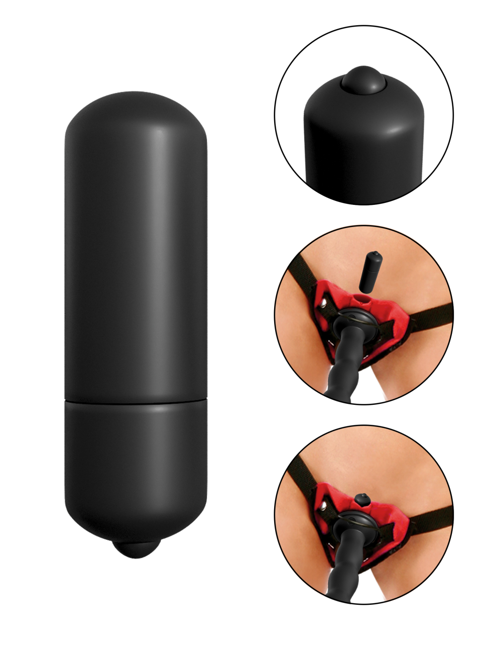 9192 Fetish Fantasy Series Vibrating Strap-On Set - Black 4 9192 Fetish Fantasy Series Vibrating Strap-On Set - Black 4