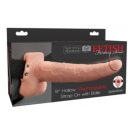 9223 elastic-strap-on-with-9-hollow-dildo-10-functions-usb-flesh 1