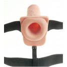 9223 elastic-strap-on-with-9-hollow-dildo-10-functions-usb-flesh 4