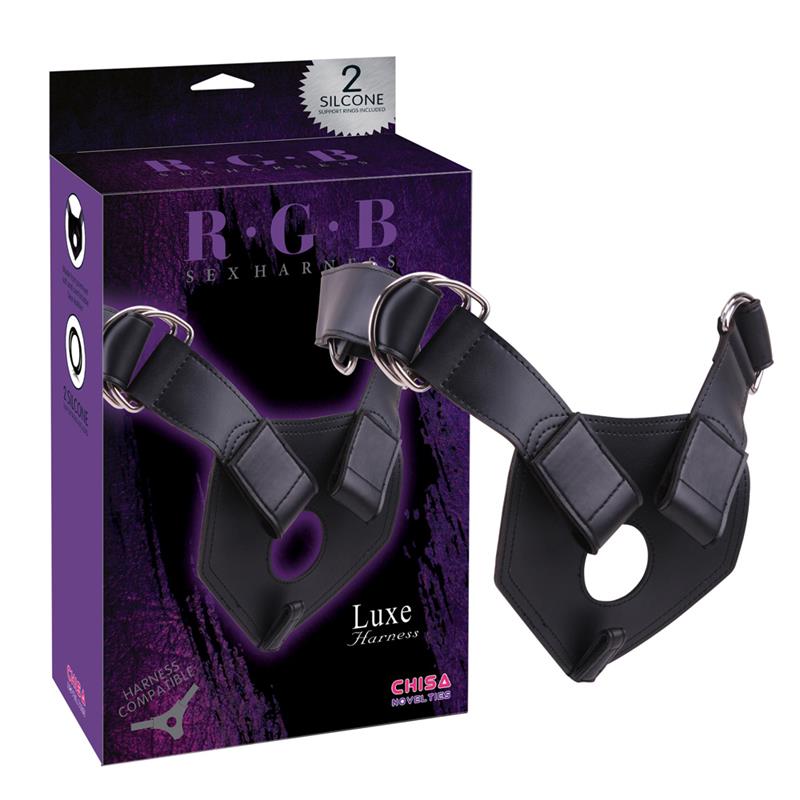 CHISAs Luxe Harness Silicone Black