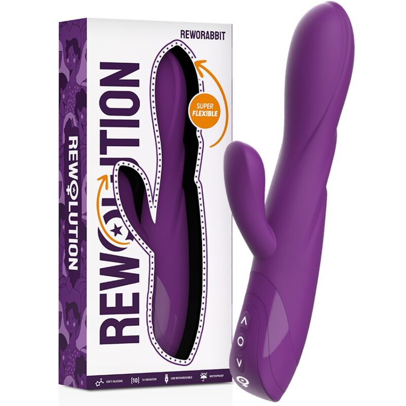 RewoRabbit – Flexibel Vibrator med Dual Motor