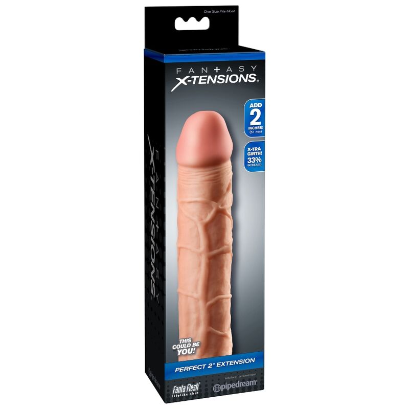 Penisförlängning med extra girth – Fantasy X-Tensions Perfect 2