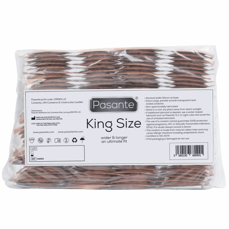 Pasante King Size Kondomer – 144 st