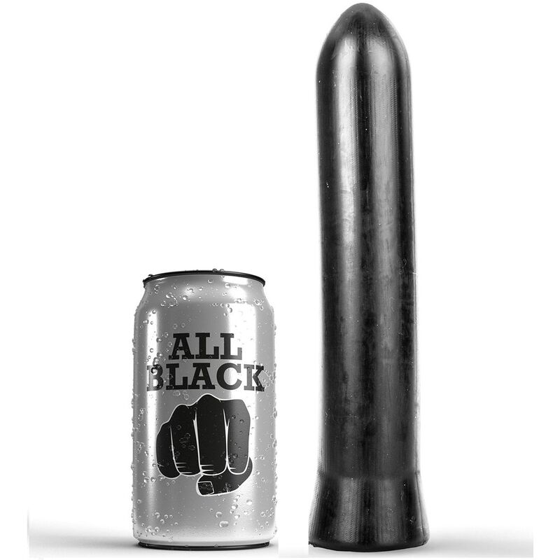 All Black Dildo 22 cm – Realistisk Dildo