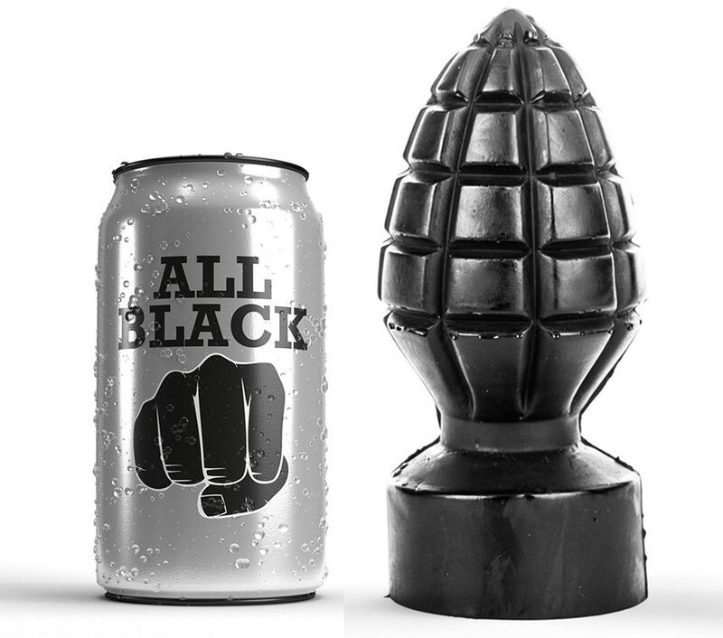 All Black Analplug 14 cm