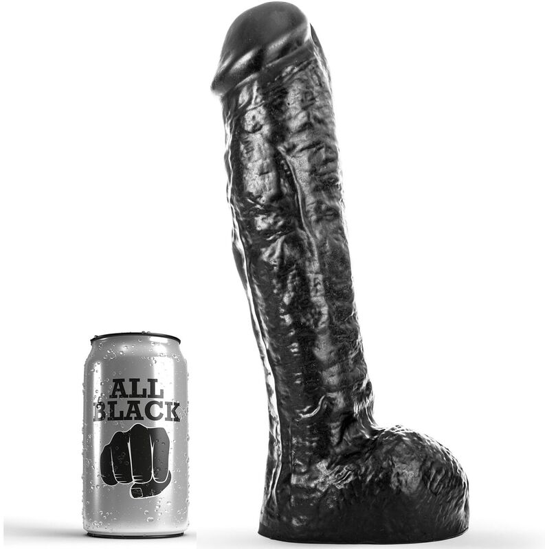 All Black Dildo 29 cm