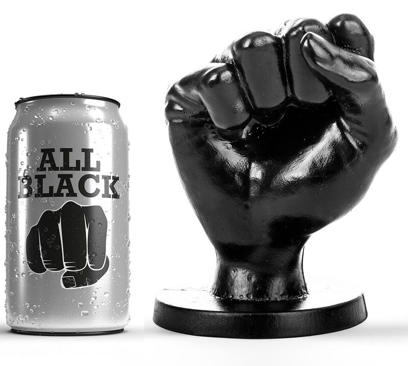 All Black Anal Fisting Plug 14 cm