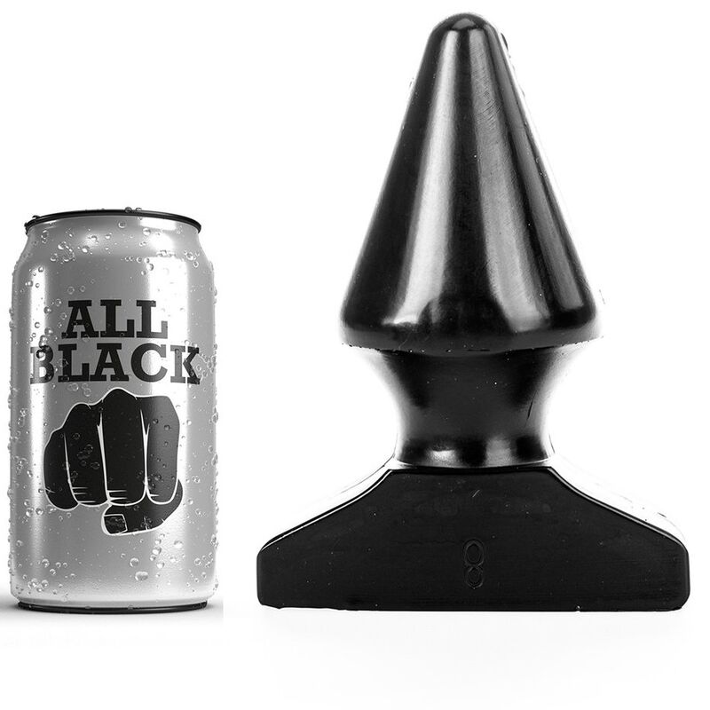 All Black Analplugg 17 cm