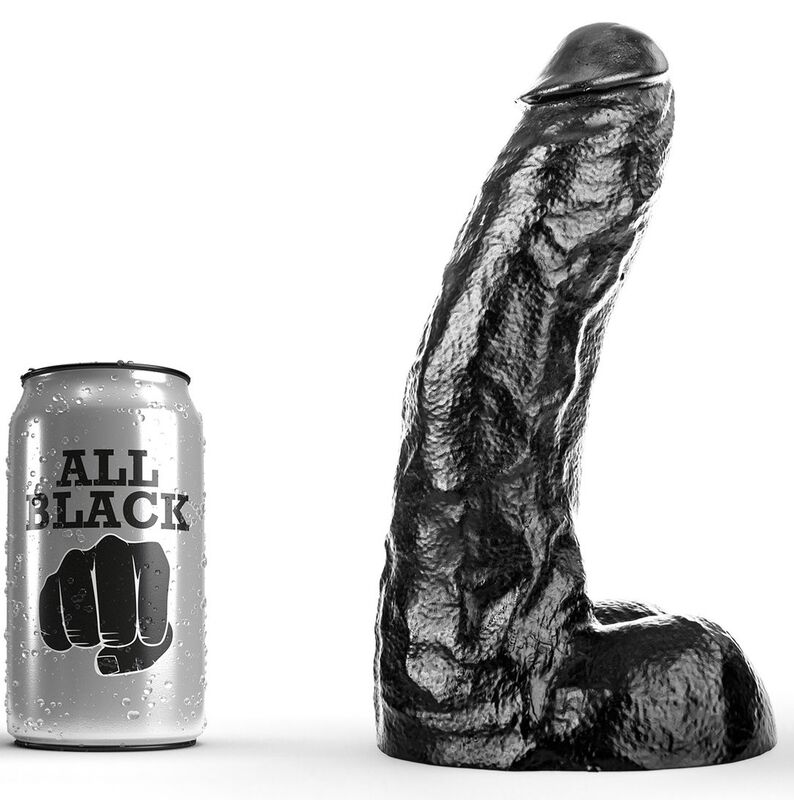 All Black Dildo 25,5 cm