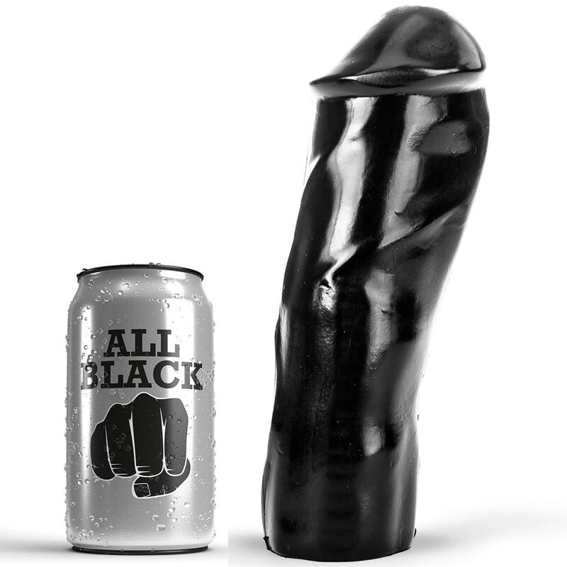 All Black - Realistisk Dildo 20 cm