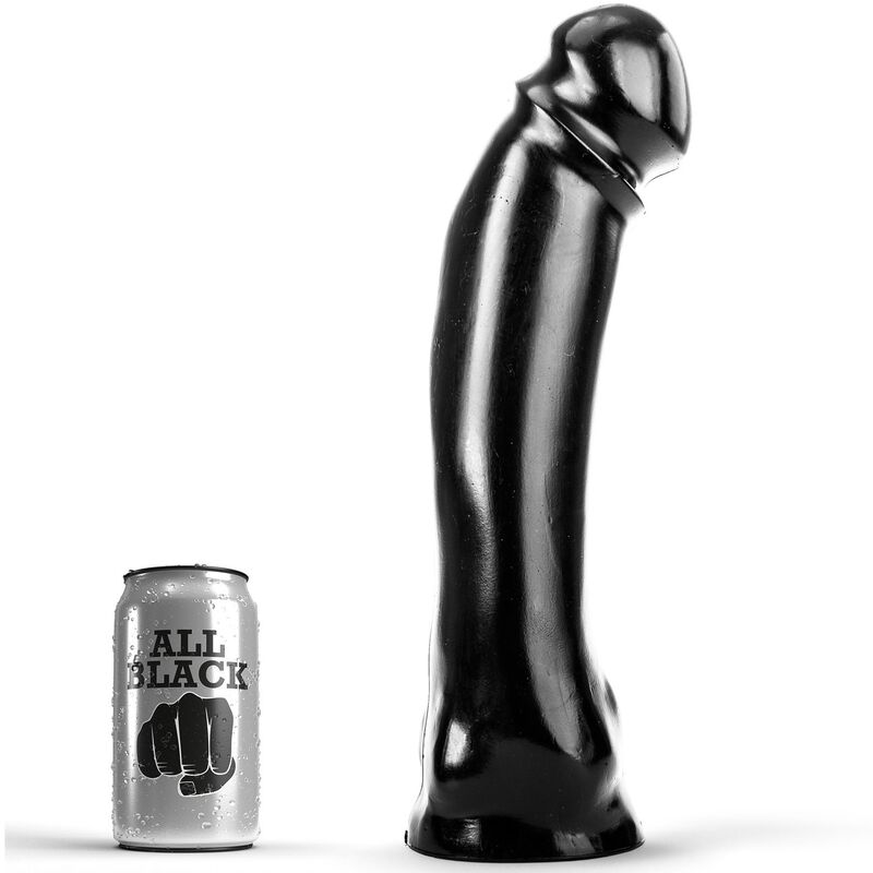 All Black Dildo 33 cm