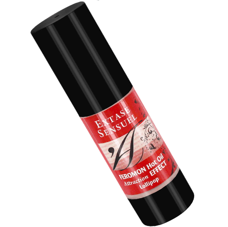 Extase Sensual – Värmande Massageolja med Feromon och Klubba-smak 30 ml