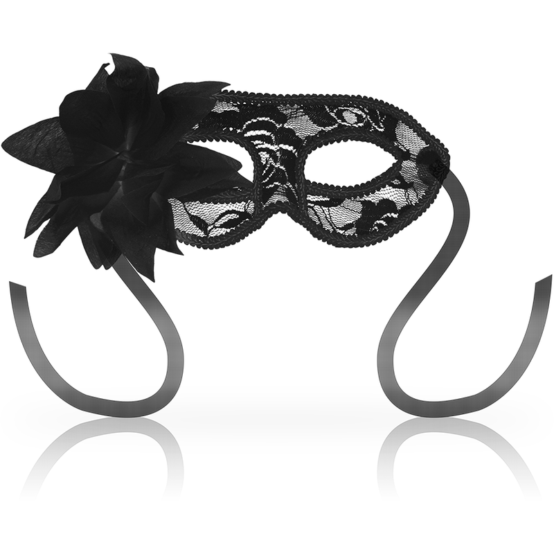 OHMAMA - Spetsmasker Svart med Blommor