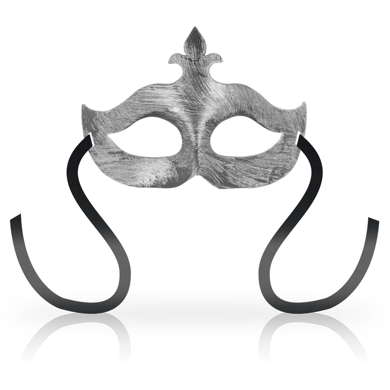 OHMAMA - Venetiansk ögonmask Fleur de Lis Silver