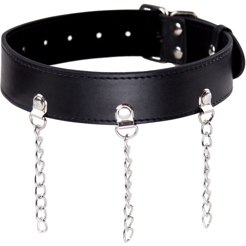OHMAMA Fetish - Halsband med ringar