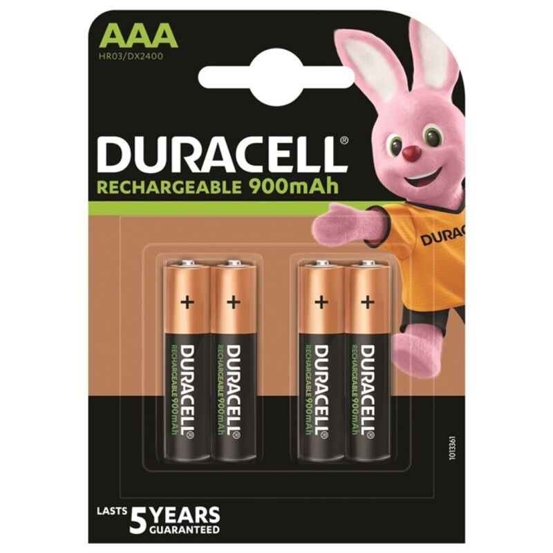 Duracell HR03 AAA Uppladdningsbara Batterier 900mAh 4-pack