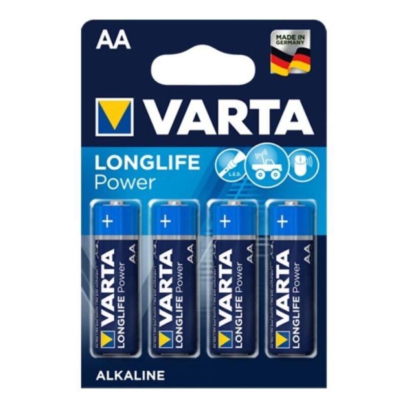 Varta Longlife Power AA-batterier LR6 4-pack