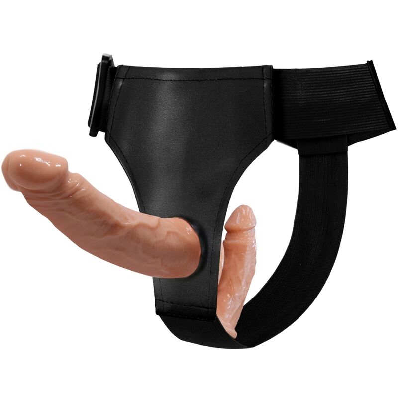 Dubbel Dildo med Sele – Ultra Passionate