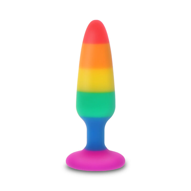 Pride Anal Plug Regnbågsfärgad – 8,5 cm