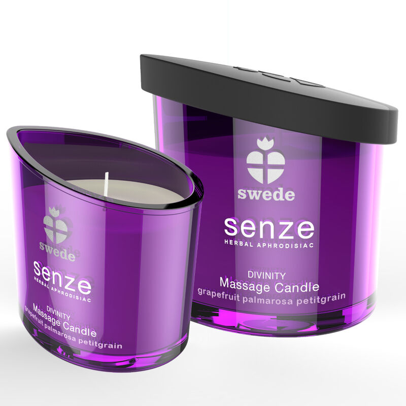 Swede Senze Divinity Massageoljeljus – Grapefruit, Palmarosa & Petitgrain