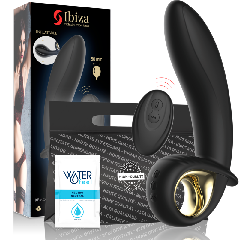 Ibiza – Uppblåsbar vibrator med fjärrkontroll