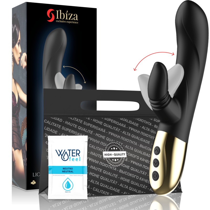 Ibiza – Vibrator med leckkande kanin och G-punktsstimulering