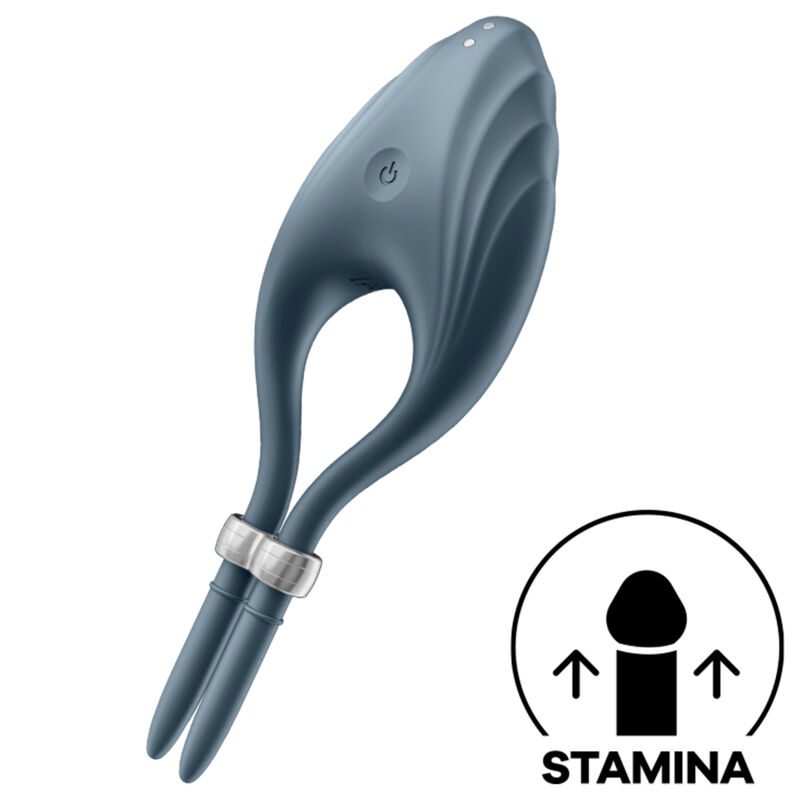 Satisfyer Duelist – Vibrerande Penisring Grå
