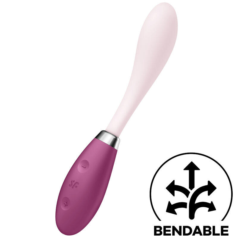 Satisfyer G-Spot Flex 3 – Flexibel Multivibrator i Rött
