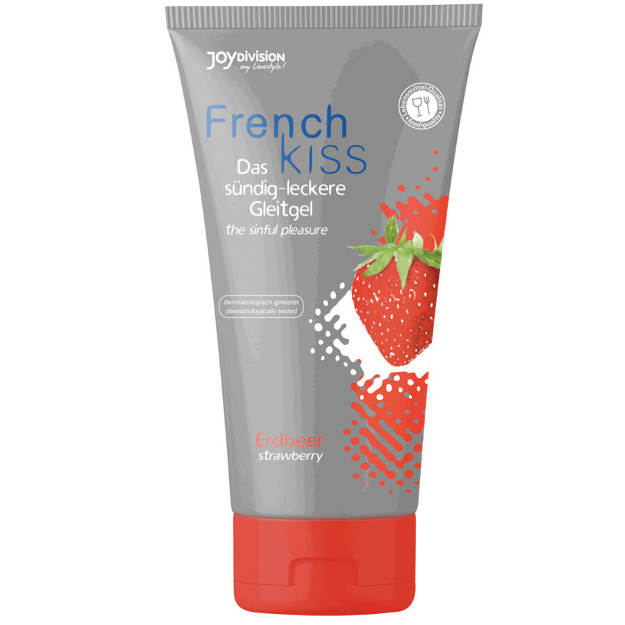 Joy Division French Kiss – Jordgubbssmakad Oralsex-Gel
