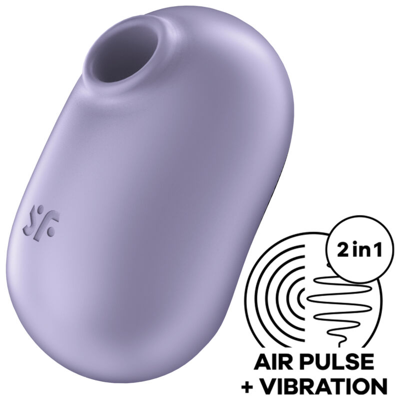 Satisfyer Pro To Go 2 – Dubbel Air Pulse Stimulator & Vibrator Violet