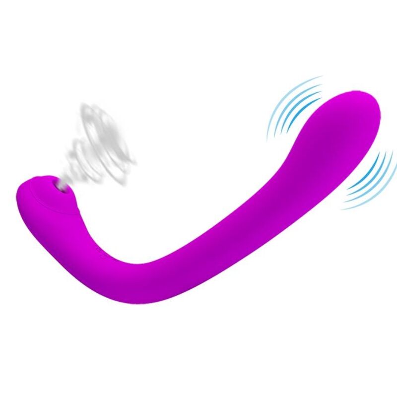Pretty Love Alex Lilablå Vibrator med Klitorissugare