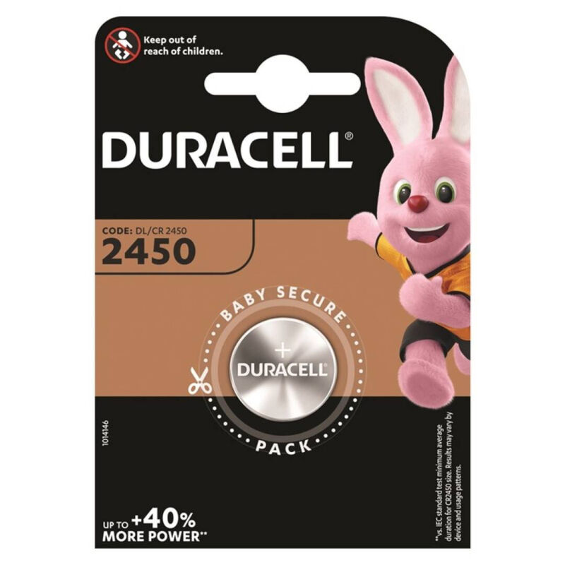 Duracell CR2450 3V Litiumknappbatteri