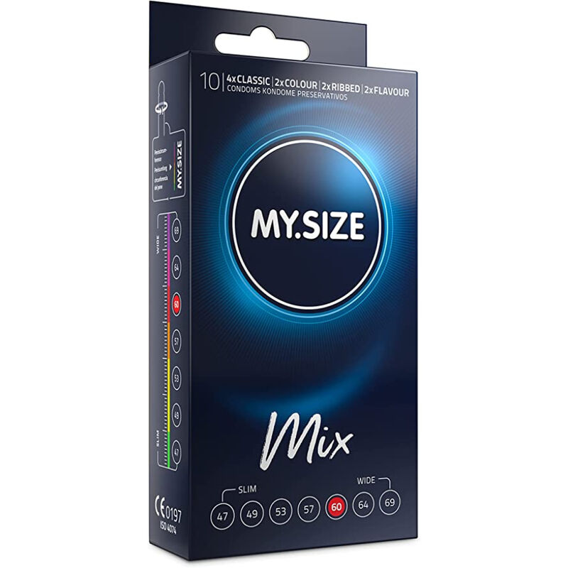 MY SIZE Mix Kondomer 60 mm 10-pack