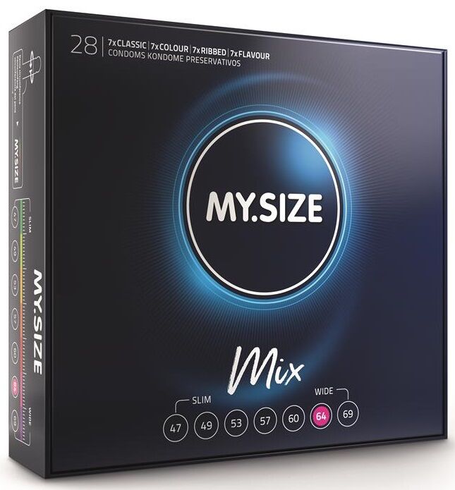 MY SIZE Kondomer 64 mm Mix 28-pack