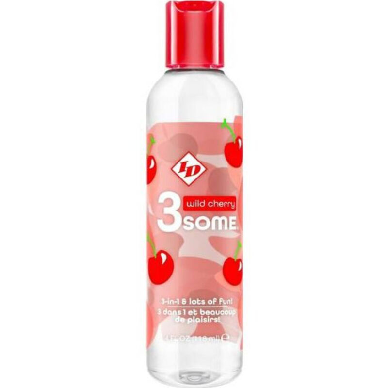 ID 3SOME - Smakad glidmedel, vild körsbär, 118 ml