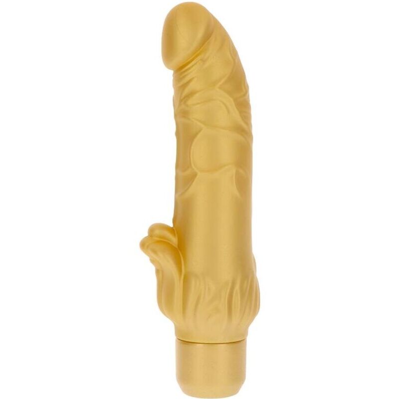 Gold Dicker Stimulator – Vibrator med Klitorisstimulator