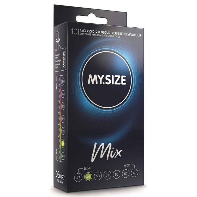 MY SIZE Mix Kondomer 49 mm 10-pack