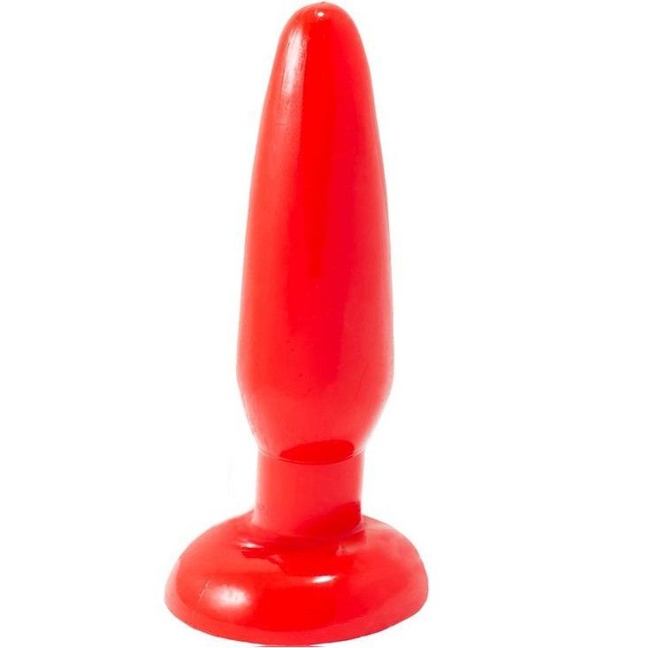 Baile Liten Anal Plug i Rött – 15 cm