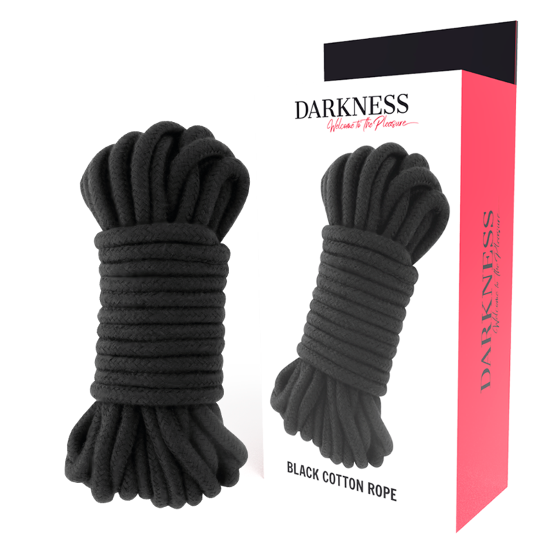 Darkness – Japansk Bondage-rep 10 m Svart
