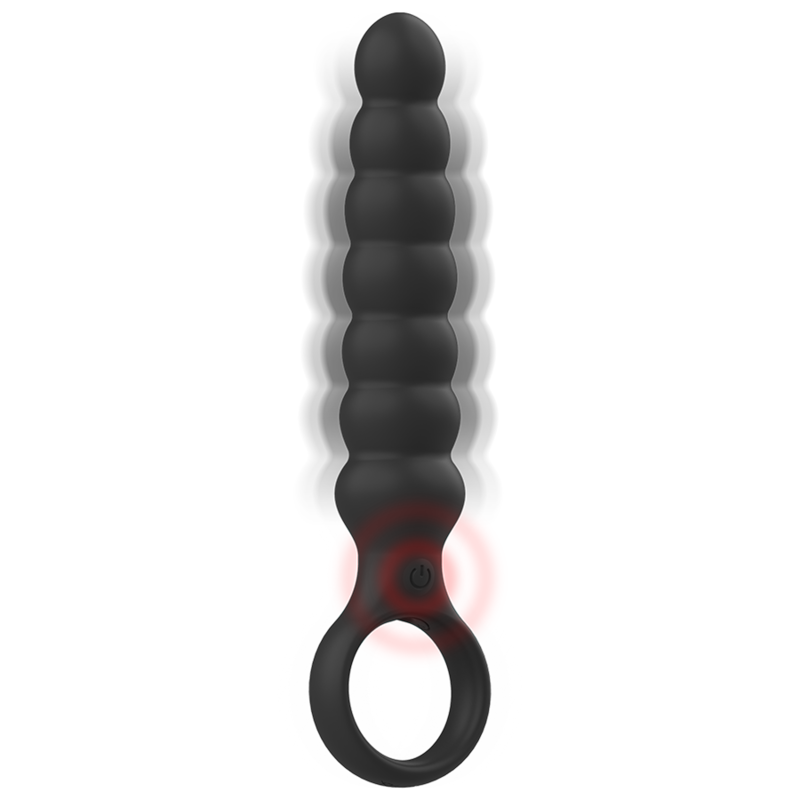 Black & Silver Bob – Vibrerande Analplug i Premium-silikon