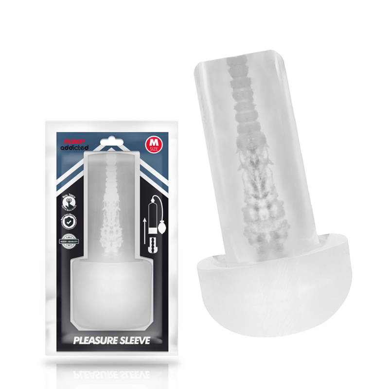 Pump Addicted Pleasure Sleeve Masturbator Storlek M
