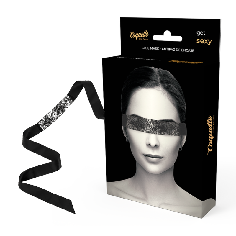 Coquette Chic Desire – Spetsögonmask i svart