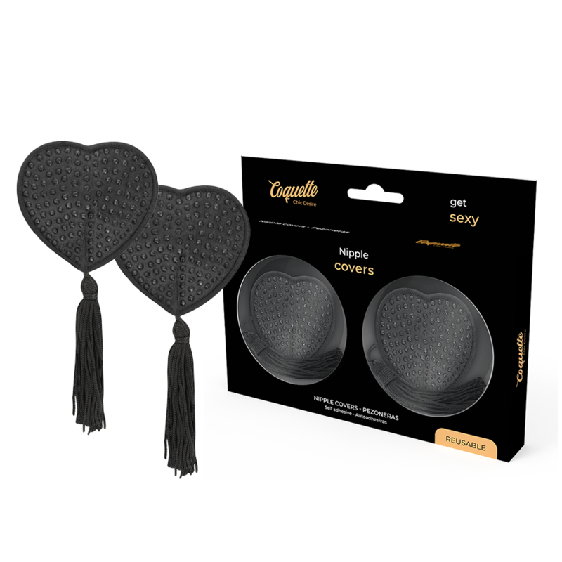 Coquette Chic Desire – Nippelklistermärken svart