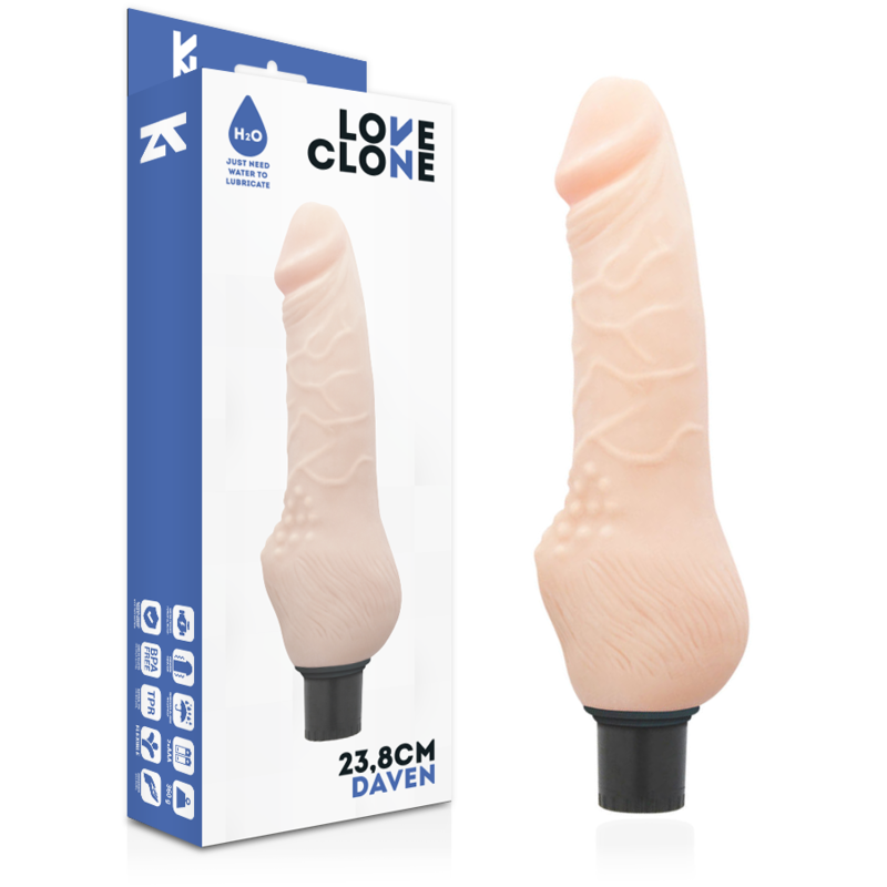 Loveclone Daven – Realistisk Vibrator med Självsmörjning