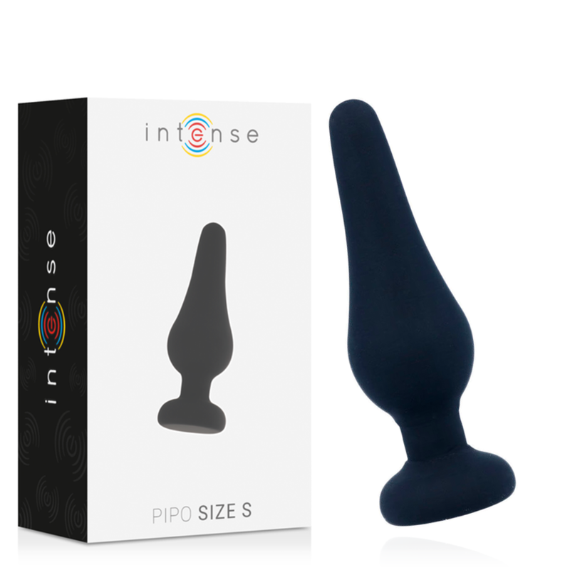 Intense Anal Plug Pipo S Svart Silikon 9,8 cm