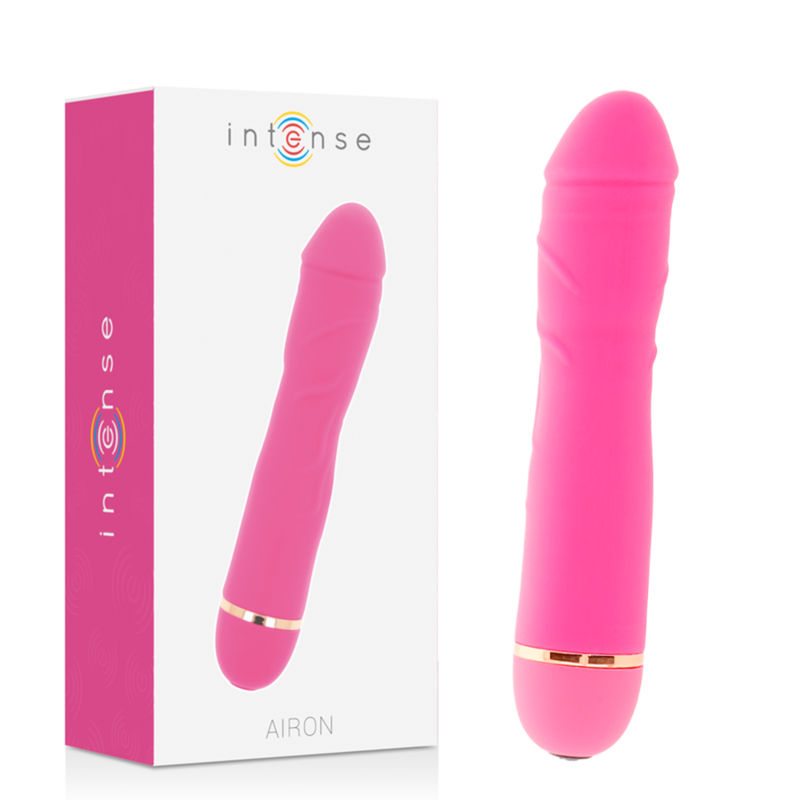 Intense Airon – Vibrator med 20 hastigheter, rosa silikon