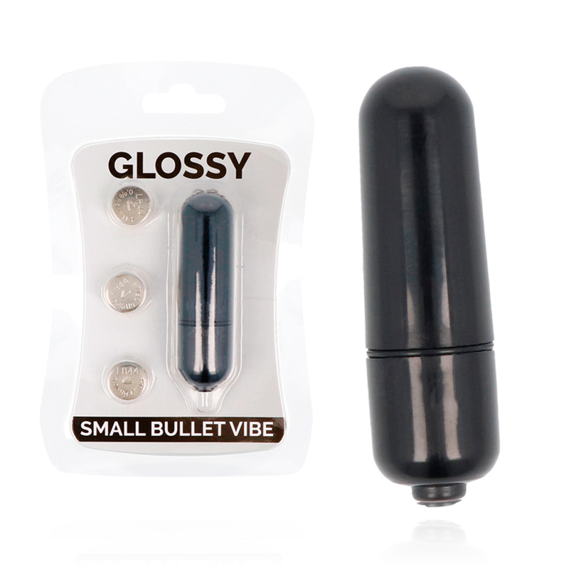 Glossy - Liten Bullet Vibrator i Svart