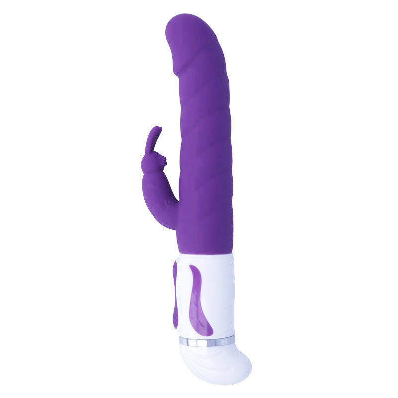 Intense Bobble – Vibrerande och roterande vibrator i lila silikon